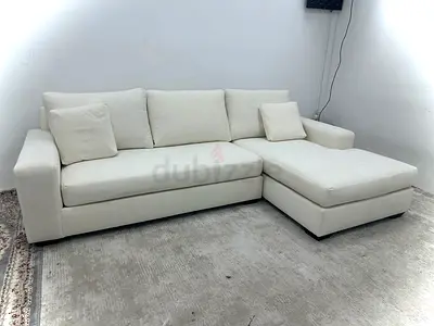 Pottery barn lshape sofa