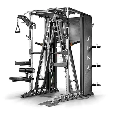BruteForce ALFA All-In-One Functional Trainer With Converging Smith