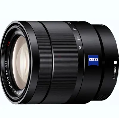Sony SEL1670Z E Mount - APS-C Vario T 16-70 mm F4.0 Zeiss Zoom Lens - Black
