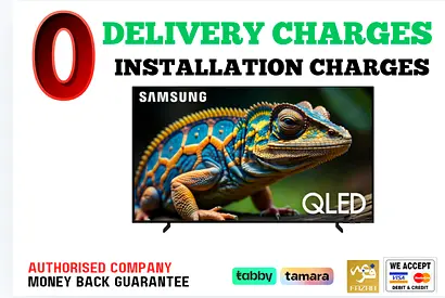 Samsung 43 Inch Smart QLED TV - 4K- 1 Year Warranty