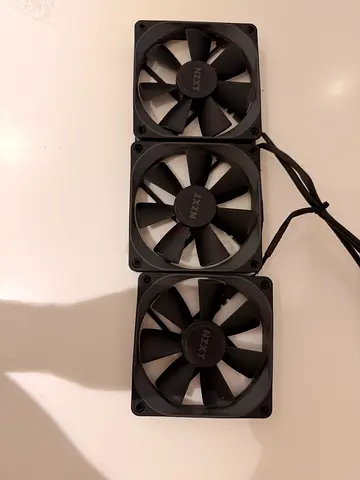 Set of 3 NZXT 120mm Case Fans - Used