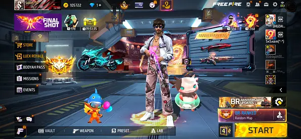 9EVO Free fire account for sale Face to face deal