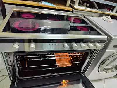 Siemens latest model full electric ceramic 5 hobs stove oven fan cooking range 90x60