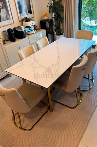 Dining table and chairs