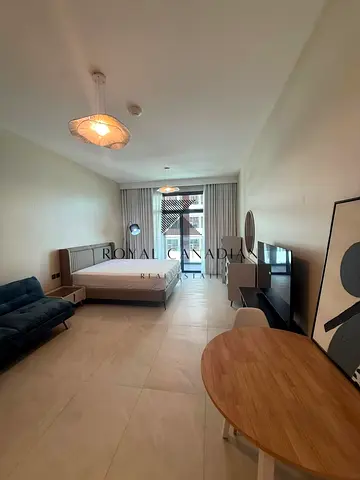 Furnished Studio | AB Cavalier | Pool & Downtown View