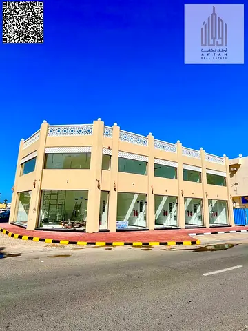 Commercial shops for sale in Ajman, Liwara 1 area. A golden investment opportunity! A unique opportunity to own a commercial building in Liwara 1, str