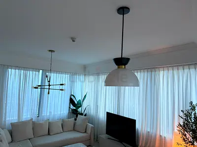 Hourglass pendant lamp (West Elm)