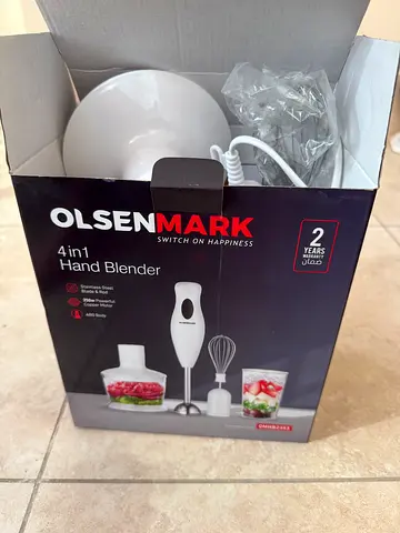 Olsenmark 4-in-1 Hand Blender (New in Box)