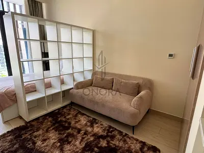 Furnished Studio | Azizi Riviera 4 | Pool & Burj View