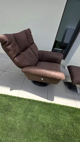 Excellent marina home recliner sofa and footstool