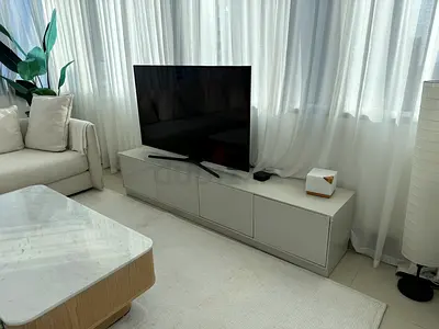 TV Unit (Pastel grey) (ebarza)