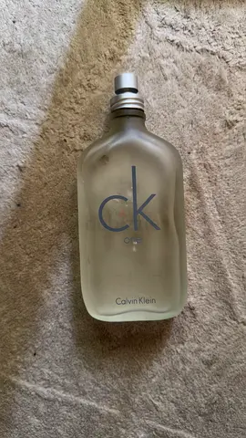 Calvin Klein CK One perfume bottle (used)