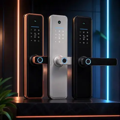 Modern Smart Door Lock Installation for Villas Apartments