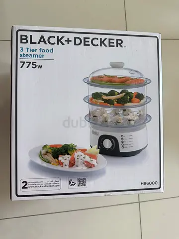 Black+Decker 3-Tier Food Steamer 775W - Brand New in Box