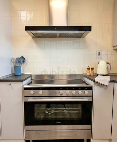 Siemens Electric Cooking Range, Glass Ceramic Cooktop, 90 cm, Stainless Steel, HK9K9V850M