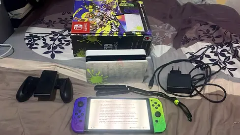 Nintendo switch oled splatoon edition