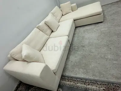 As perfect condition marina home lshape sofa