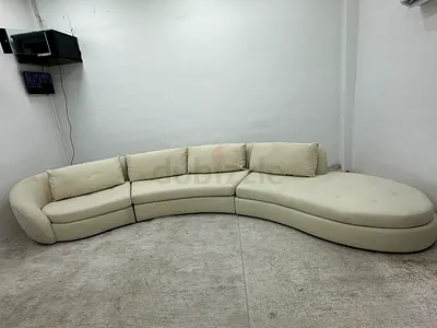 As perfect condition cratebarrel corner sofa