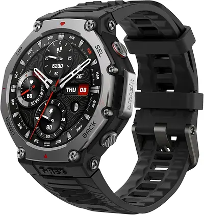 Amazfit T-Rex 3 Smart Watch 48mm, 27 Day Battery, GPS (with Privacy)