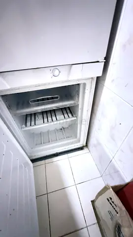 Compact upright freezer - small white freezer, working condition