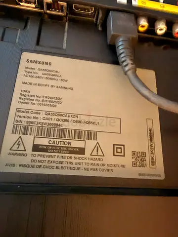 Samsung LED TV 55” (Model QA55Q60CAUXZN) - Good Working Condition