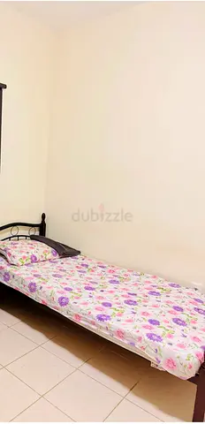 Single wooden bed frame with mattress - good condition