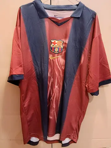 FC Barcelona x Travis Scott retro football jersey