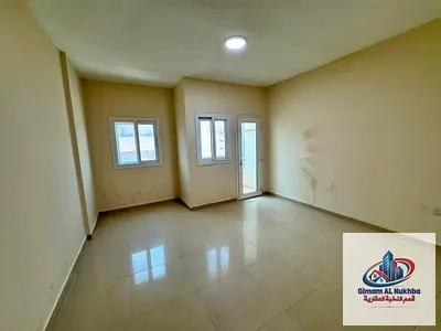 Beautiful monthly studio apartment for rent in Sharjah – Al Butina area. Spacious unit with balcony, suitable for families. Central AC and central gas