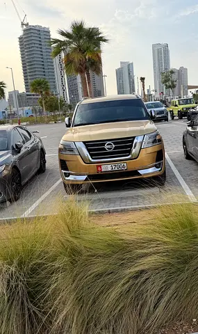 Nissan Patrol LE Platinum 2021 GCC Specs.From Al Masood Platinum Agency 2021, Agency Follow-up V8