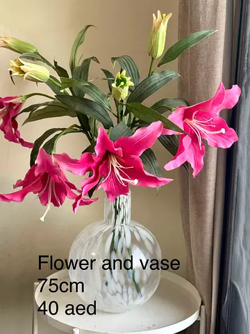 Ikea flowers with vase