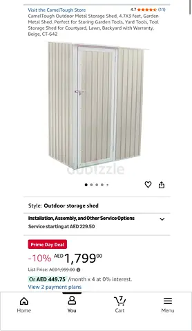 Outdoor storage
