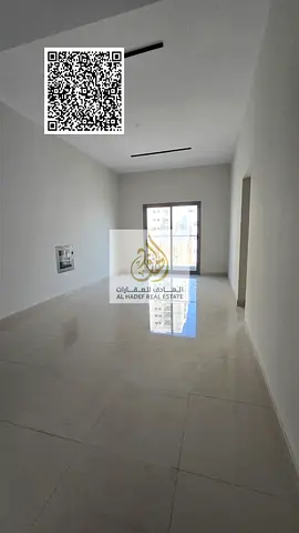 Three-bedroom apartment with a living room, annual rent, first occupancy, in Al Nuaimiya 1 area