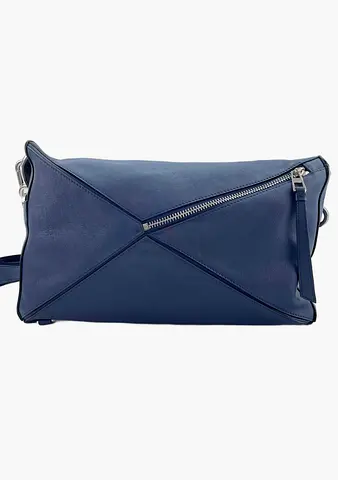 Authentic LOEWE puzzle Shoulder Bag blue