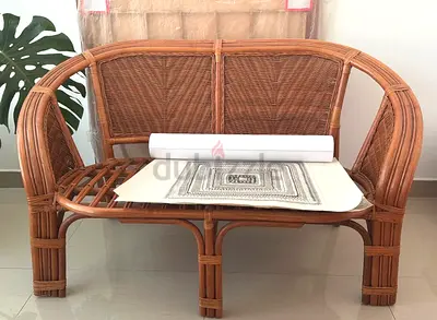 ✨ Vintage Rattan Loveseat ✨