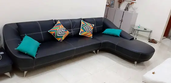 leather sofa