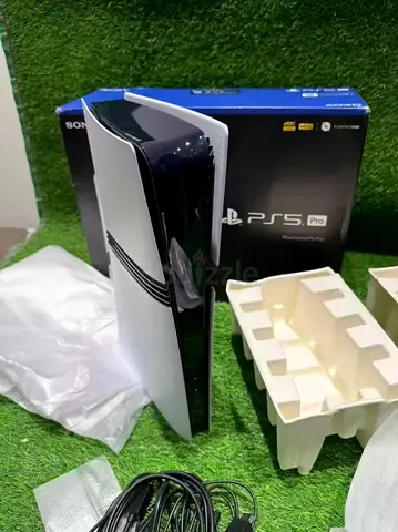 PlayStation 5 Pro console with original box and cables