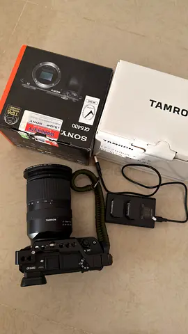Sony a6400 with Tamron 17-70mm Lens + Charger