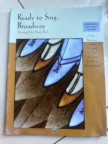 Ready to Sing... Broadway (Arranged by Andy Beck) - Vocal/Accompaniment Book