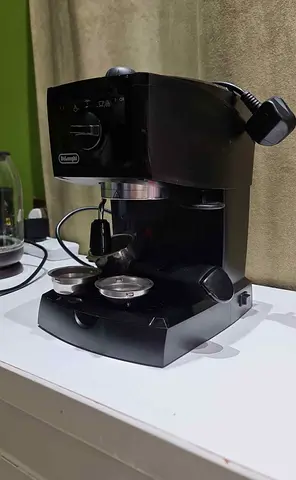 Used DeLonghi Espresso/Cappuccino Machine - Compact, Working Condition
