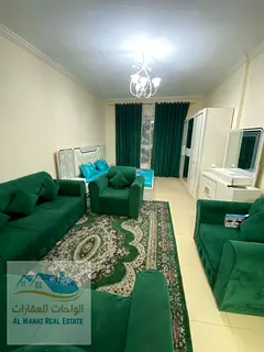 🏢 **Furnished Studio Apartment for Monthly Rent – Al Yasmin Towers | Al Jurf 2 – Ajman*