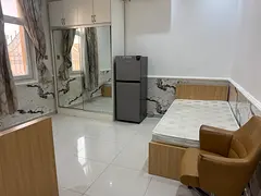 Abu Dhabi Mbz zone 1 near Mazyad mall and capital mall executive bed space in Villa studio room