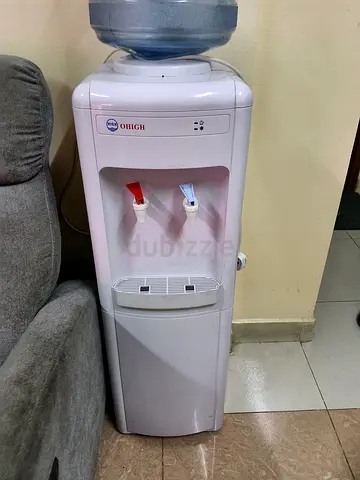 Standing Water Dispenser Cooler with Hot Cold Taps - Used