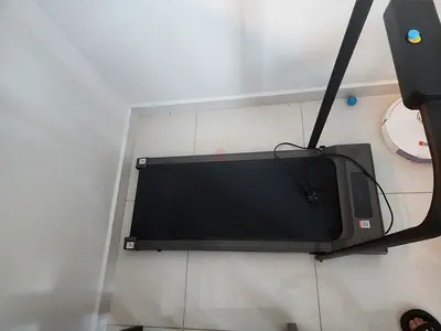 Compact foldable electric treadmill - small home model, works well