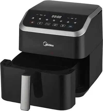 Midea Digital Air Fryer - 4.5L, Black
