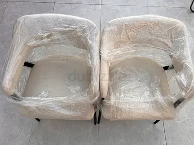 Soft fabric 2 Chairs for sale 250 aed