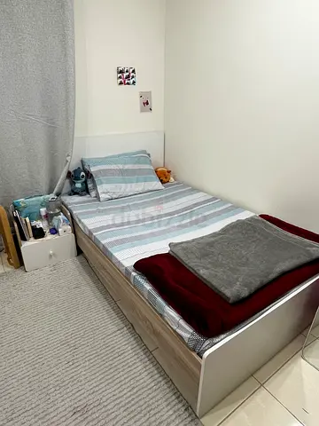 Orthopedic Firm Reversible Single Mattress and bed frame 120x200x15 cm
