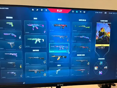 Valorant account with many skins