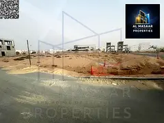 For sale: Residential investment land for villas in Ajman, Al Helio 2 area, near Al Zahia roundabout