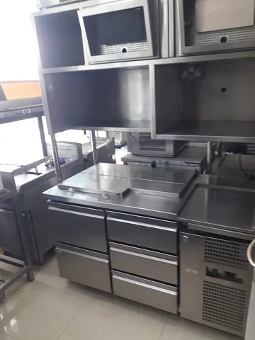 Used Commercial Stainless Steel Glass Door Display Refrigerator - Double Door