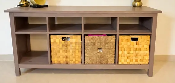 Ikea Console with Baskets